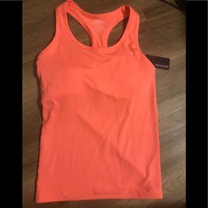 New w tag. Peach Workout tank. Polyester/spandex
